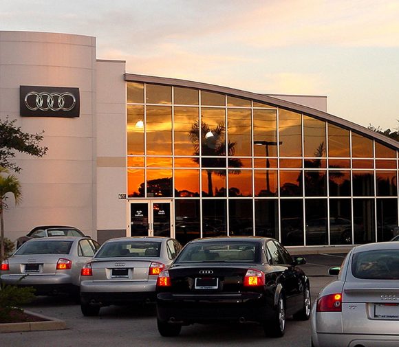 Audi / Volkswagen Dealership Service Center and Sales Canopy